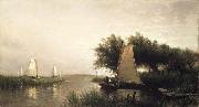 Arthur Quartley On Synepuxent Bay, Maryland painting